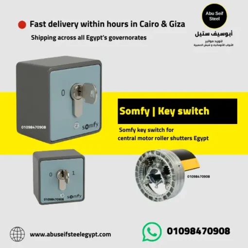 Somfy Key Selector Switch Egypt, External Key Switch for Gates and ...