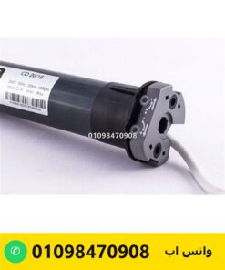 راس موتور شيش حصيرة ASA إيطالي رمادي من قريب — ASA tubular motor head for roller shutter