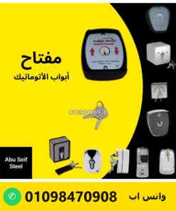 مفتاح باب أوتوماتيك Gruppo Norton إيطالي بأسهم حمرا ومفتاحين — Norton automatic door key switch