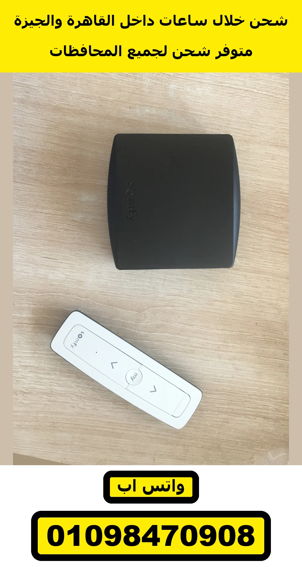 ريسيفر سومفي RTS بمدخل مفتاح مع ريموت Situo 1 RTS — Somfy RTS receiver 1841102 with Situo 1 RTS remote