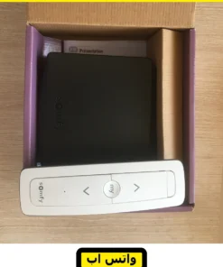 ريسيفر سومفي RTS بمدخل مفتاح لموتور الشيش — Somfy RTS receiver with dry contact 1841102 — في الكرتونة مع Situo 1 RTS من قريب — صورة 13