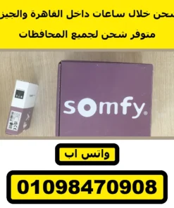 ريسيفر سومفي RTS بمدخل مفتاح لموتور الشيش — Somfy RTS receiver with dry contact 1841102 — الكرتونة مع علبة Keytis 2 RTS من فوق — صورة 19
