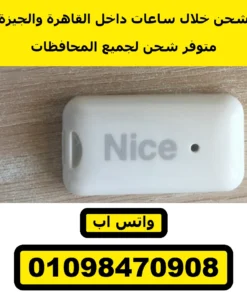 ريموت Nice Era Inti 2 إيطالي بزرارين — Nice Era Inti INTI2 remote — الضهر الأبيض بلوجو Nice — صورة 3