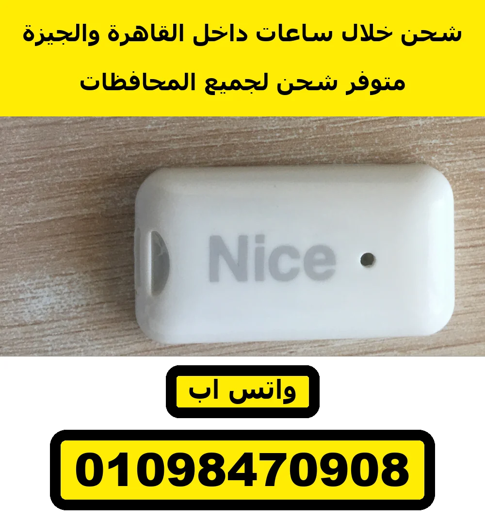 ريموت Nice Era Inti — الضهر الأبيض بلوجو Nice ريموت Nice Era Inti 2 إيطالي بزرارين — Nice Era Inti INTI2 remote — الضهر الأبيض بلوجو Nice — صورة 3
