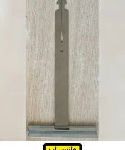 عليقة شيش حصيرة معدنية بفتحة طويلة ومشبك فضي | metal roller shutter hanger with long slot