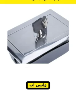 مفتاح شتر جانبي استانلس بـ3 زراير فتح ووقوف وقفل — stainless shutter key switch — صورة 12